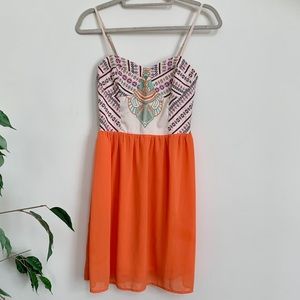 Flying Tomato Sundress with Embroidered Details